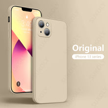 Load image into Gallery viewer, For iPhone 11 12 Pro SE 2 Case Luxury Original Silicone Full Protection Soft Cover For iPhone X XR 11 XS Max 7 8 6 6s Phone Case
