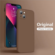 Load image into Gallery viewer, For iPhone 11 12 Pro SE 2 Case Luxury Original Silicone Full Protection Soft Cover For iPhone X XR 11 XS Max 7 8 6 6s Phone Case
