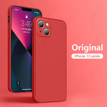 Load image into Gallery viewer, For iPhone 11 12 Pro SE 2 Case Luxury Original Silicone Full Protection Soft Cover For iPhone X XR 11 XS Max 7 8 6 6s Phone Case
