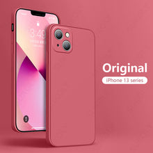 Load image into Gallery viewer, For iPhone 11 12 Pro SE 2 Case Luxury Original Silicone Full Protection Soft Cover For iPhone X XR 11 XS Max 7 8 6 6s Phone Case

