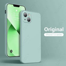 Load image into Gallery viewer, For iPhone 11 12 Pro SE 2 Case Luxury Original Silicone Full Protection Soft Cover For iPhone X XR 11 XS Max 7 8 6 6s Phone Case
