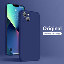 Load image into Gallery viewer, For iPhone 11 12 Pro SE 2 Case Luxury Original Silicone Full Protection Soft Cover For iPhone X XR 11 XS Max 7 8 6 6s Phone Case
