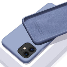 Load image into Gallery viewer, For iPhone 7 6 6S 8 Plus Case Luxury Original Liquid Silicone Soft Cover For iPhone 11 12 Pro X XR XS Max Shockproof Phone Case
