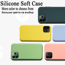 Load image into Gallery viewer, For iPhone 7 6 6S 8 Plus Case Luxury Original Liquid Silicone Soft Cover For iPhone 11 12 Pro X XR XS Max Shockproof Phone Case

