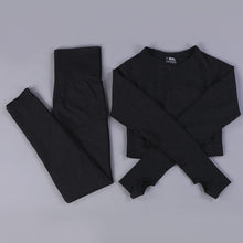 Load image into Gallery viewer, Yoga Set Women Fitness Sports Suits GYM Cloth Running Leggings Workout Pants
