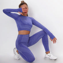 Load image into Gallery viewer, Yoga Set Women Fitness Sports Suits GYM Cloth Running Leggings Workout Pants
