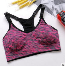 Load image into Gallery viewer, Yoga Bra breathable quick dry Top Shockproof Cross Back Gym Running Bra
