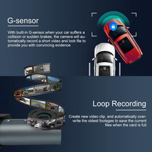 Load image into Gallery viewer, WIFI Dual Car Dash Camera Dash Cam For Car Driving Recorder Auto DVR Dashboard Camera Front And Rear View Vehicle Digital Video
