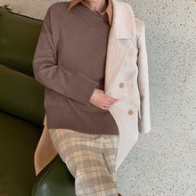 Load image into Gallery viewer, Cashmere Elegant Women Sweater Oversized Knitted Basic Pullovers O Neck Loose Soft Female Knitwear Jumper
