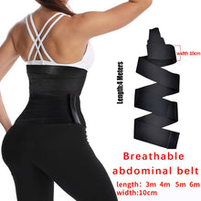 Load image into Gallery viewer, Shapewear Waist Trainer Shaperwear Belt Women Slimming Tummy Wrap Belt Resistance Bands Body Shaper Fajas Control Strap New Dropshipping
