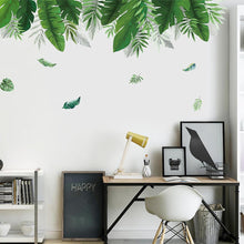 Load image into Gallery viewer, Wall Door Stickers DIY Beach Tropical Palm Leaves Wall Sticker Modern Poster Art Vinyl Decal Wall Mural wallpaper Home Decor

