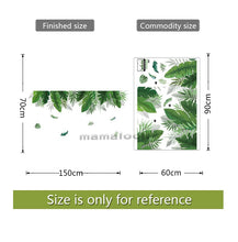 Load image into Gallery viewer, Wall Door Stickers DIY Beach Tropical Palm Leaves Wall Sticker Modern Poster Art Vinyl Decal Wall Mural wallpaper Home Decor
