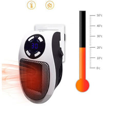 Load image into Gallery viewer, Wall-Outlet Mini Electric Air Heater Powerful Warm Blower Fast Heater Fan Stove Radiator Room Warmer
