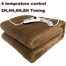 Load image into Gallery viewer, Washable Electric Blanket Double 220V Electric Heated Blanket Mat Single-control Dormitory Bedroom Heating Carpet
