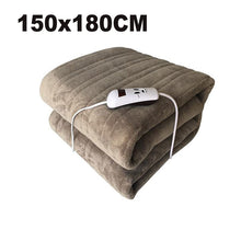 Load image into Gallery viewer, Washable Electric Blanket Double 220V Electric Heated Blanket Mat Single-control Dormitory Bedroom Heating Carpet
