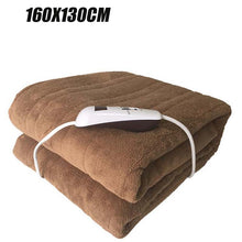 Load image into Gallery viewer, Washable Electric Blanket Double 220V Electric Heated Blanket Mat Single-control Dormitory Bedroom Heating Carpet
