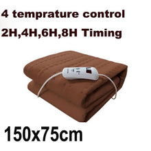 Load image into Gallery viewer, Washable Electric Blanket Double 220V Electric Heated Blanket Mat Single-control Dormitory Bedroom Heating Carpet
