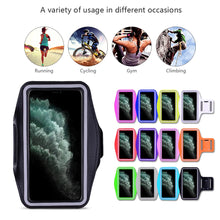 Load image into Gallery viewer, Waterproof Sports Running Workout Gym Arm Band Case For iPhone 12 mini 11 Pro XS Max XR X 8 7 6 6S Plus SE 2020 5 5S Cover Bag

