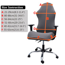 Load image into Gallery viewer, Waterproof Gaming Chair Cover Computer Elastic Armchair Slipcovers Seat Arm Office Chair Covers Not Include Chair
