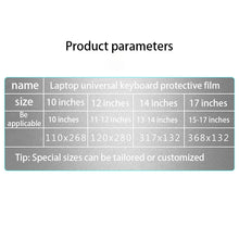 Load image into Gallery viewer, Keyboard Protectors Waterproof Laptop Keyboard Protective Film 15 Laptop Keyboard Cover
