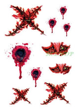 Load image into Gallery viewer, Waterproof Temporary Tattoo Sticker joker clown tatto flash tatoo fake for men girl women
