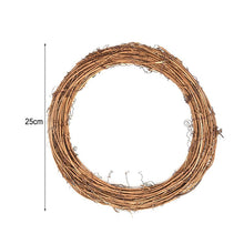 Load image into Gallery viewer, Wedding Decoration Wreath Natural Rattan Wreath Garland DIY Crafts Decor For Home Door Grand Tree Christmas Gift Party Ornament
