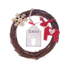 Load image into Gallery viewer, Wedding Decoration Wreath Natural Rattan Wreath Garland DIY Crafts Decor For Home Door Grand Tree Christmas Gift Party Ornament
