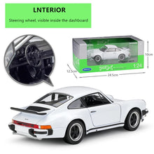 Load image into Gallery viewer, 1:24 1974 Porsche 911 Turbo3.0 sports car simulation alloy car model crafts decoration collection toy tools gift
