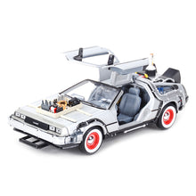 Load image into Gallery viewer, 1:24 DMC-12 DeLorean Time Machine Back to the Future Car Static Die Cast Vehicles Collectible Model Car Toys
