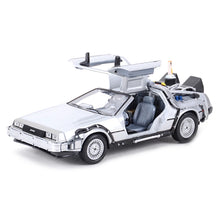 Load image into Gallery viewer, 1:24 DMC-12 DeLorean Time Machine Back to the Future Car Static Die Cast Vehicles Collectible Model Car Toys
