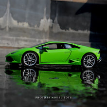Load image into Gallery viewer, 1:24 Lamborghini Aventador LP610-4 sports car simulation alloy car model crafts decoration collection toy tools gift
