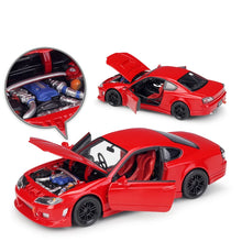 Load image into Gallery viewer, 1:24 Nissan Silvia S-15 regular white car model handicraft decoration collection toy tool gift die-casting alloy car model
