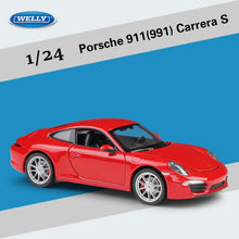 Load image into Gallery viewer, 1:24 Porsche 911GT3 RS sports car simulation alloy car model crafts decoration collection toy tools gift
