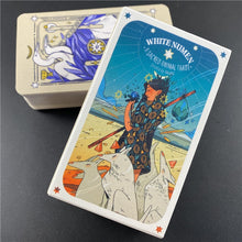 Load image into Gallery viewer, White Numen: A Sacred Animal Tarot Cards Prophecy Divination Deck English Version Entertainment Oracle Board Game
