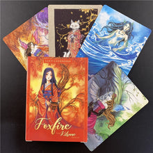 Load image into Gallery viewer, White Numen: A Sacred Animal Tarot Cards Prophecy Divination Deck English Version Entertainment Oracle Board Game
