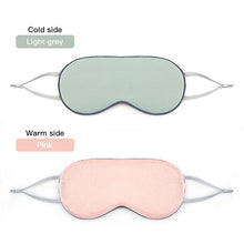 Load image into Gallery viewer, Summer Sleep Mask Ice Silk Eye Patches Double Sided Cold Warm Soft Eyeshade Solid Color Refreshing Sleeping Face Masks Comfort
