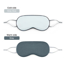 Load image into Gallery viewer, Summer Sleep Mask Ice Silk Eye Patches Double Sided Cold Warm Soft Eyeshade Solid Color Refreshing Sleeping Face Masks Comfort
