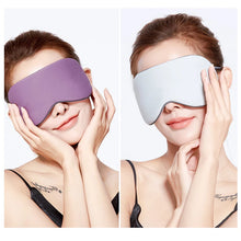 Load image into Gallery viewer, Summer Sleep Mask Ice Silk Eye Patches Double Sided Cold Warm Soft Eyeshade Solid Color Refreshing Sleeping Face Masks Comfort
