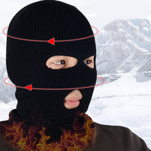 Load image into Gallery viewer, Winter Army Tactical Mask 3 Hole Full Face Mask Ski Mask Winter Cap Balaclava Motorbike Motorcycle Helmet Full Helmet
