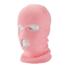 Load image into Gallery viewer, Winter Army Tactical Mask 3 Hole Full Face Mask Ski Mask Winter Cap Balaclava Motorbike Motorcycle Helmet Full Helmet
