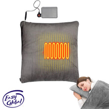 Load image into Gallery viewer, Winter Electric Blanket Thicker Body Warmer 150x105cm USB Electric Heating Shawl Washable Thermostat Electric Heating Blanket
