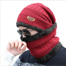 Load image into Gallery viewer, Winter Hat Skullies Beanies Hats Winter Beanies Wool Scarf Caps Balaclava Mask Gorras Bonnet Knitted Hat
