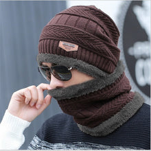 Load image into Gallery viewer, Winter Hat Skullies Beanies Hats Winter Beanies Wool Scarf Caps Balaclava Mask Gorras Bonnet Knitted Hat
