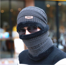 Load image into Gallery viewer, Winter Hat Skullies Beanies Hats Winter Beanies Wool Scarf Caps Balaclava Mask Gorras Bonnet Knitted Hat
