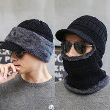Load image into Gallery viewer, Winter Hat Skullies Beanies Hats Winter Beanies Wool Scarf Caps Balaclava Mask Gorras Bonnet Knitted Hat
