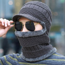 Load image into Gallery viewer, Winter Hat Skullies Beanies Hats Winter Beanies For Men Women Wool Scarf Caps Balaclava Mask Gorras Bonnet Knitted Hat
