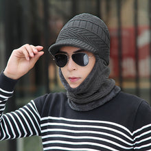 Load image into Gallery viewer, Winter Hat Skullies Beanies Hats Winter Beanies Wool Scarf Caps Balaclava Mask Gorras Bonnet Knitted Hat
