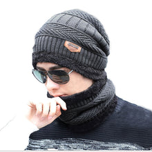 Load image into Gallery viewer, Winter Hat Skullies Beanies Hats Winter Beanies Wool Scarf Caps Balaclava Mask Gorras Bonnet Knitted Hat
