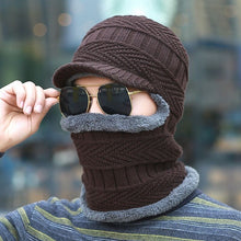 Load image into Gallery viewer, Winter Hat Skullies Beanies Hats Winter Beanies Wool Scarf Caps Balaclava Mask Gorras Bonnet Knitted Hat
