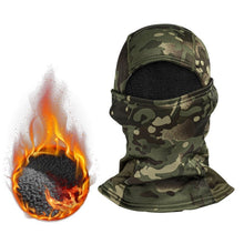 Load image into Gallery viewer, Winter Military Tactical Balaclava Warm Fleece Thermal Ski Snowboard Face Mask  Cycling Hunting Airsoft Camo Hats Scarf
